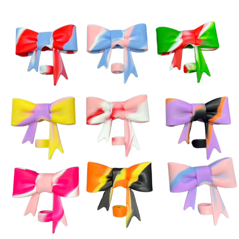 Straw Bow Topper - Solid & Tie Dye Prints (Add-On Only)